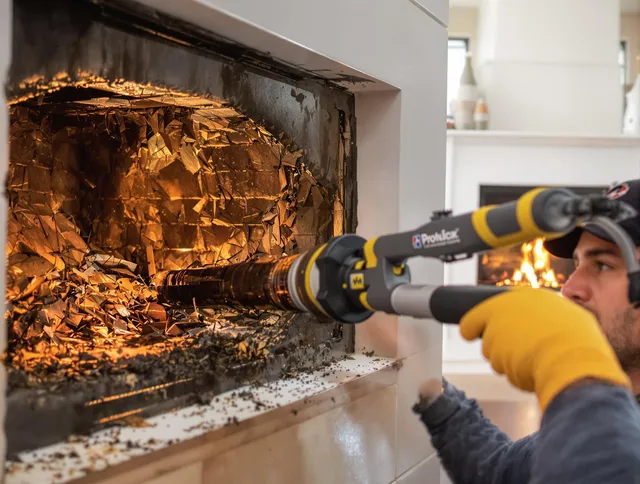 Professional chimney cleaning by Ravenna Chimney Sweep in Ravenna, OH