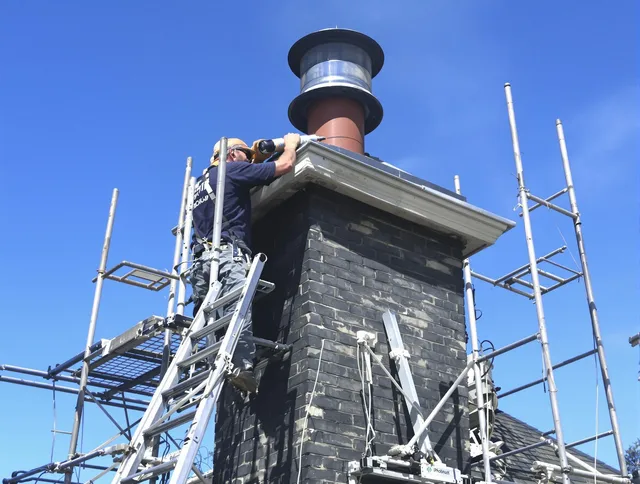 Sturdy chimney crown finished by Ravenna Chimney Sweep in Ravenna, OH