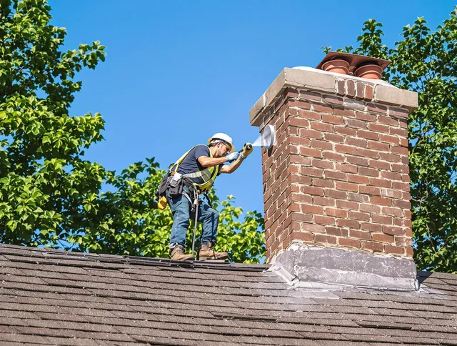 Ravenna Chimney Sweep performing an inspection with advanced tools in Ravenna, OH