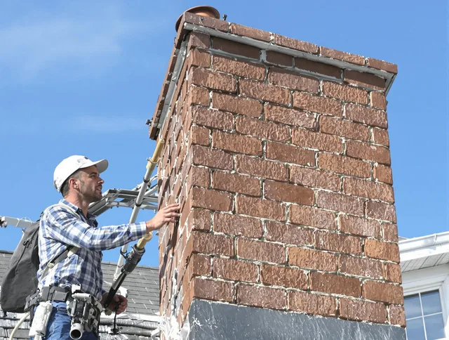 Brickwork for a chimney rebuild by Ravenna Chimney Sweep in Ravenna, OH