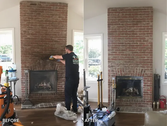 Finished chimney sweeping service by Ravenna Chimney Sweep in Ravenna, OH
