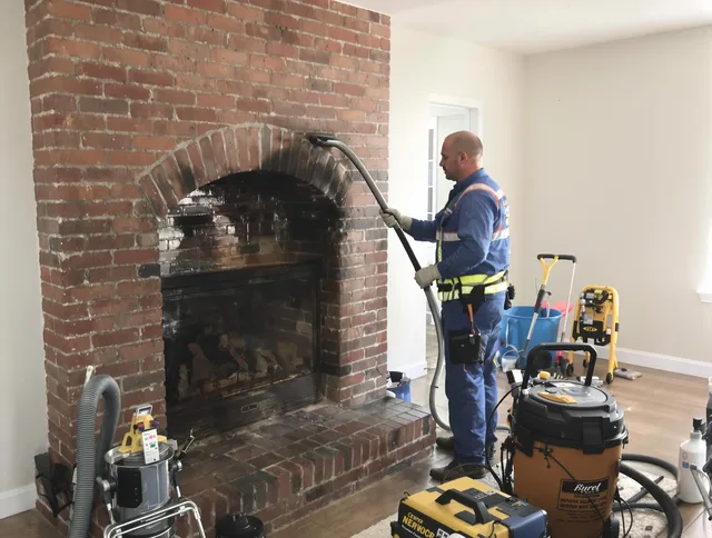 Ravenna Chimney Sweep expert performing detailed chimney sweep in Ravenna, OH